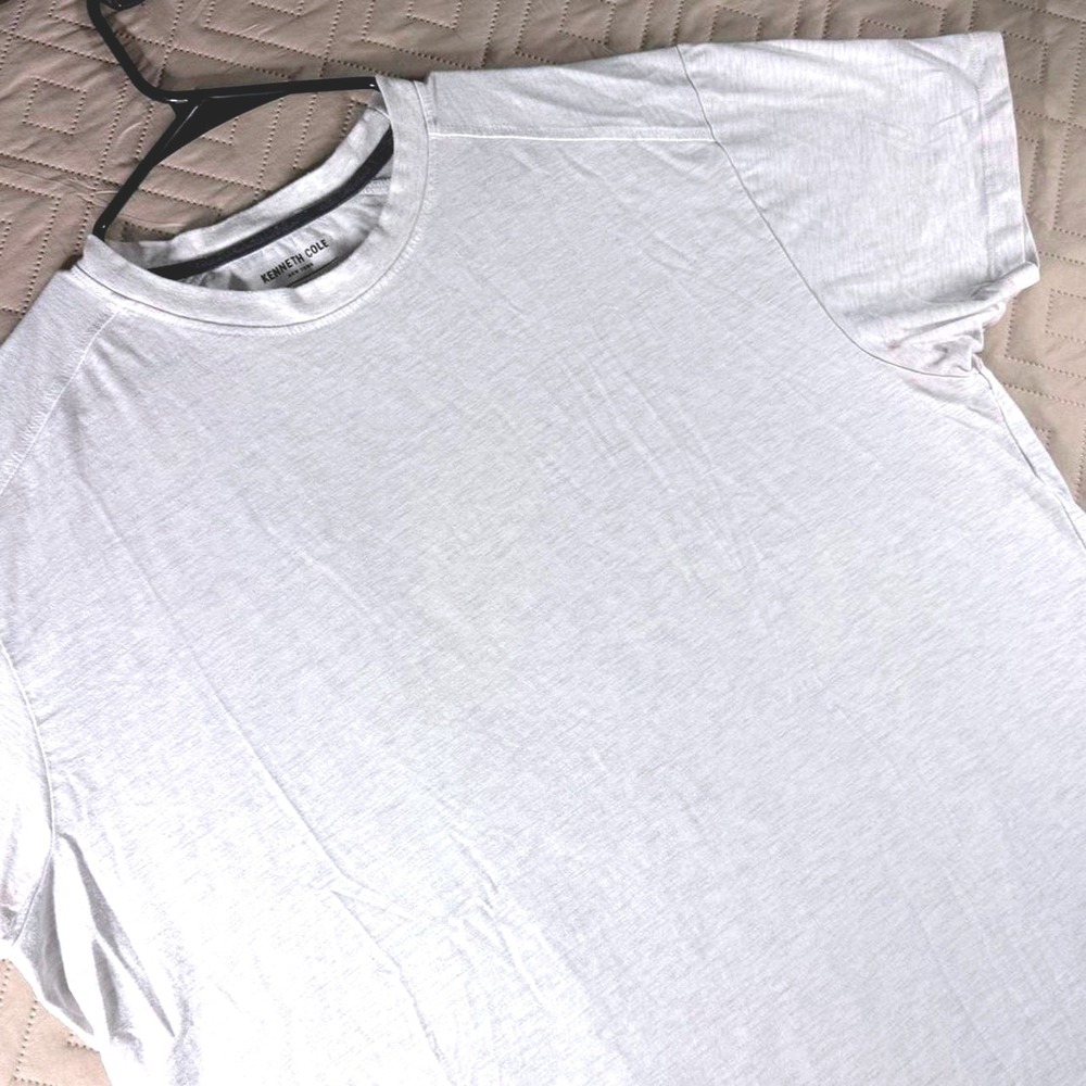 WOMEN XXL Kenneth Cole Light Heather grey t-shirt BASIC COMFY EVERYDAY LAYERING